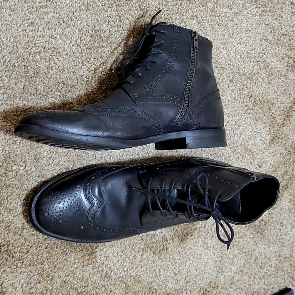 MARCO VITTORIO WINGTIP LACE UP BOOTS